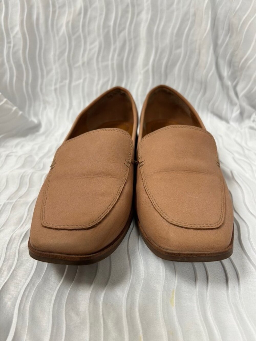 Lucky Brand Laurien Loafers Leather Square Toe Womens 9.5